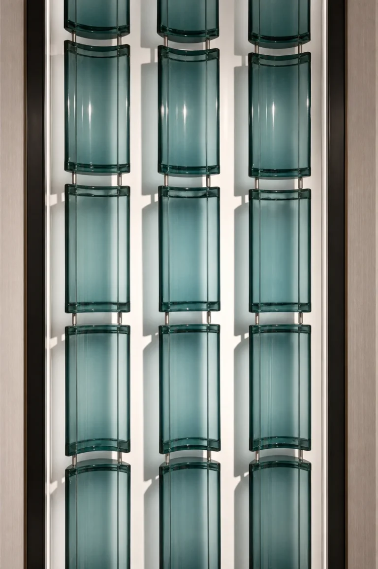 Curved Crystal Tiles — Application reference 009