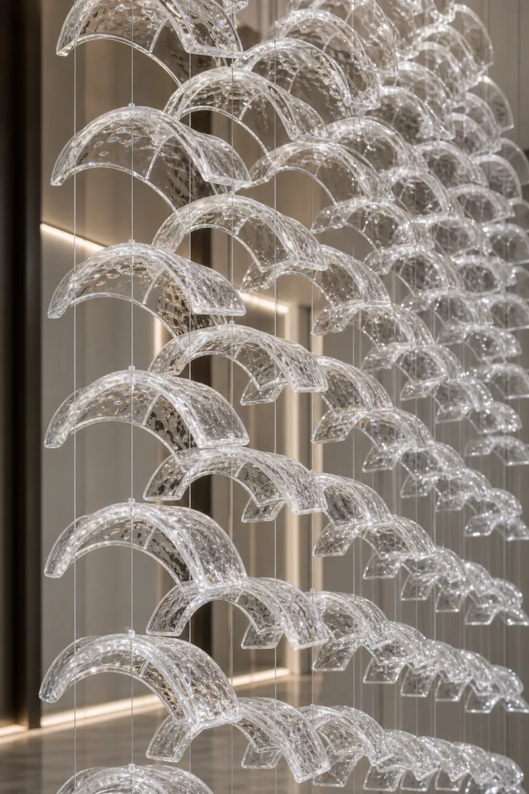 Curved Crystal Tiles — Application reference 010
