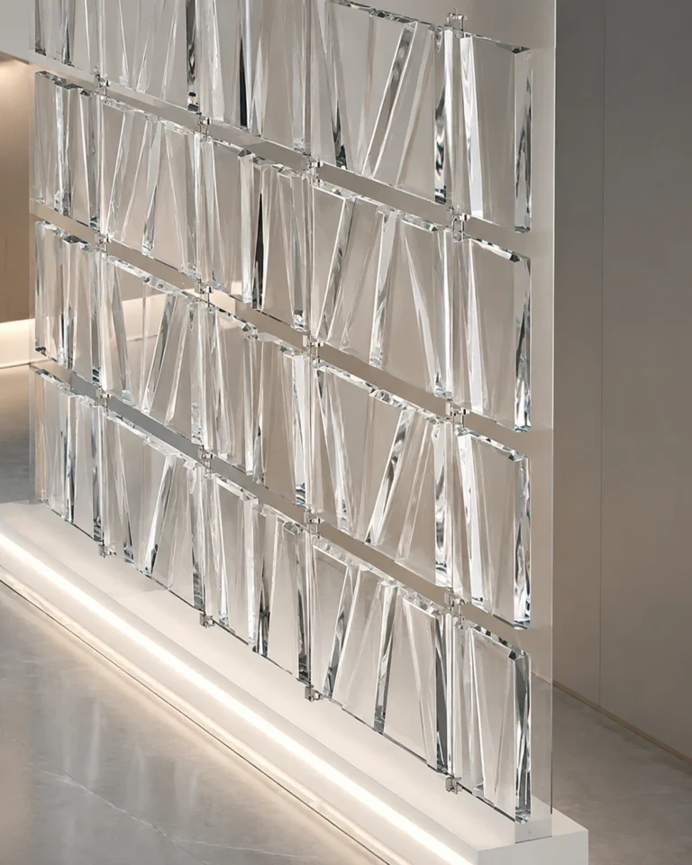 Rectangular Crystal Hanging Panels — Application reference 002