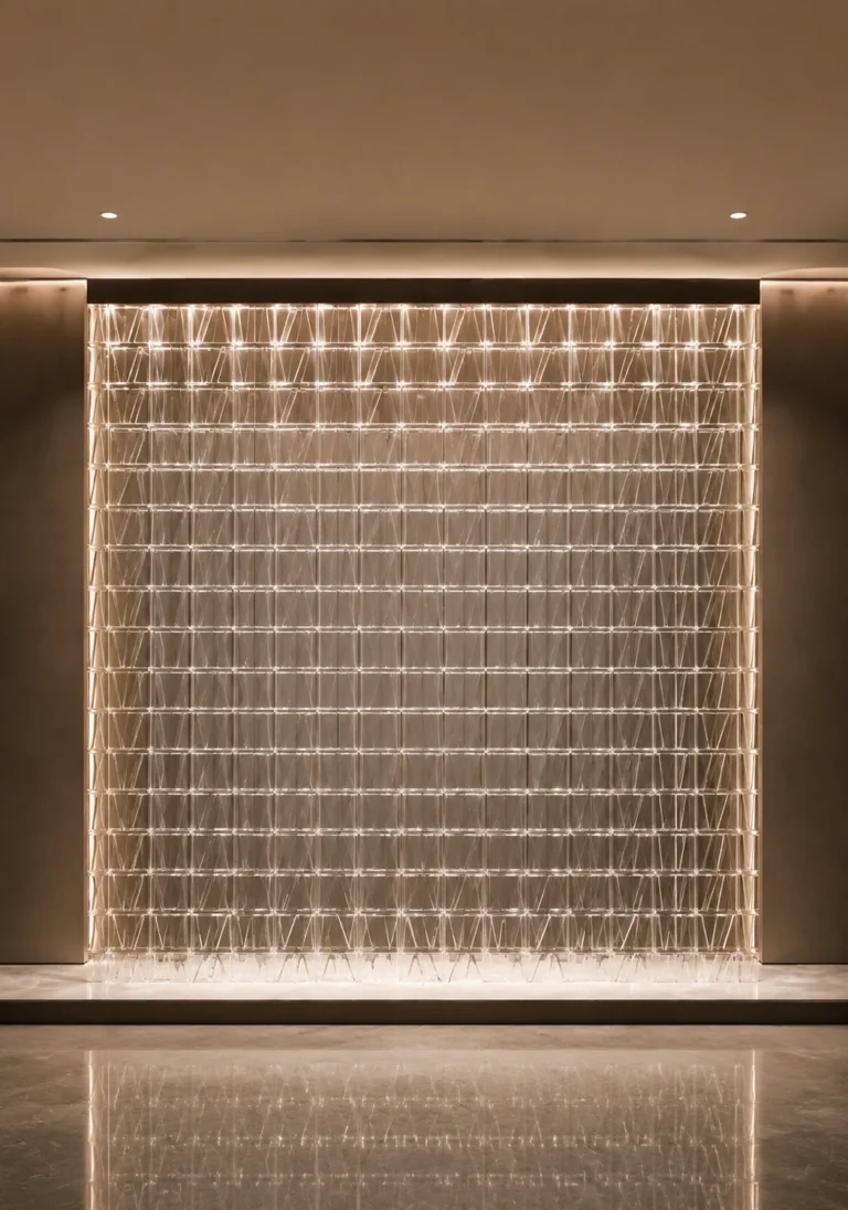 Rectangular Crystal Hanging Panels — Application reference 003