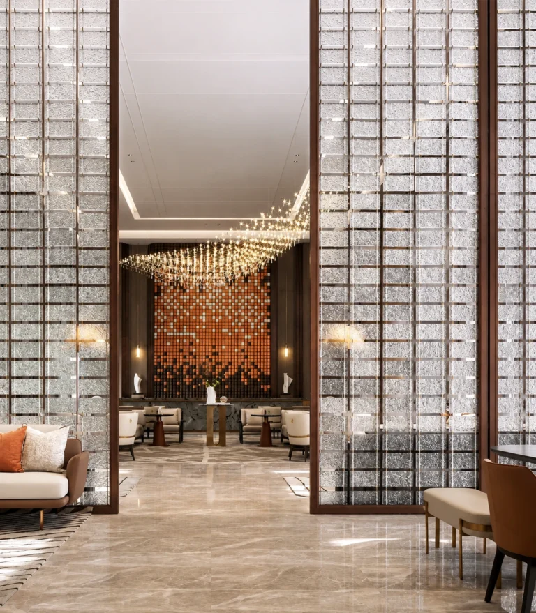 Rectangular Crystal Hanging Panels — Application reference 006