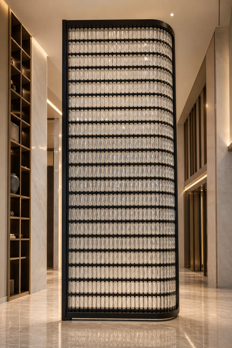 Rectangular Crystal Hanging Panels — Application reference 012