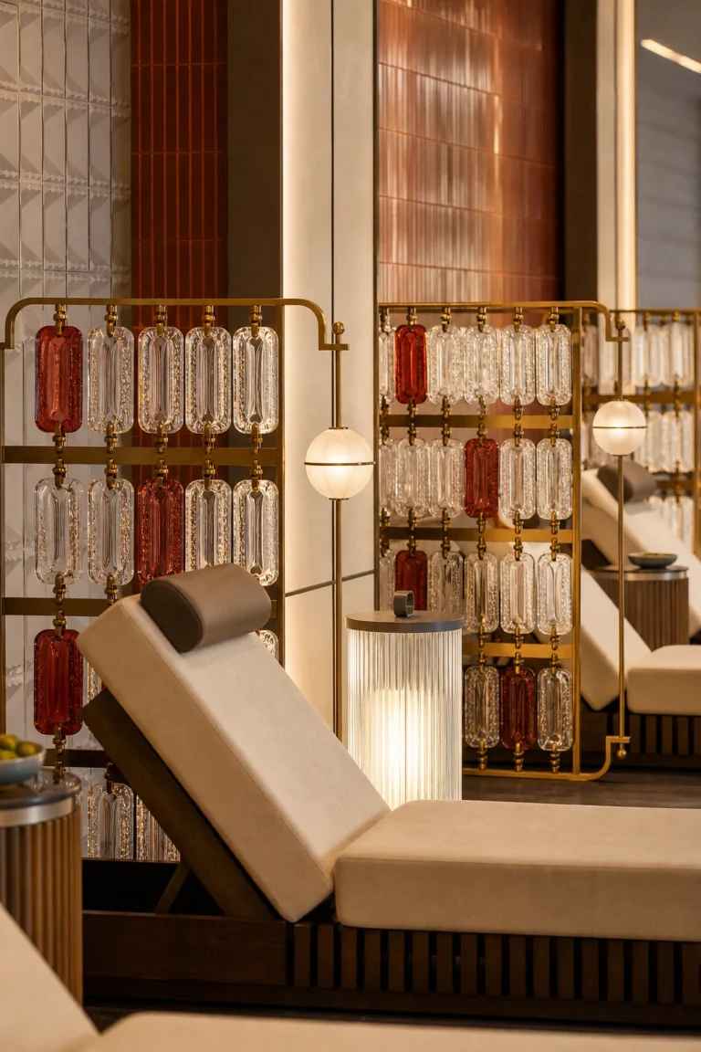 Rectangular Crystal Hanging Panels — Application reference 013