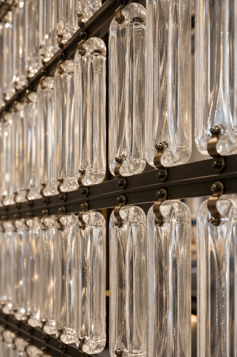 Rectangular Crystal Hanging Panels — Application reference 014