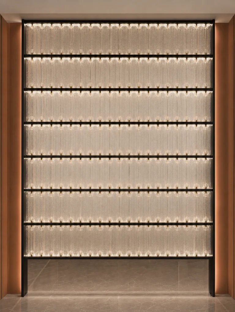 Rectangular Crystal Hanging Panels — Application reference 018