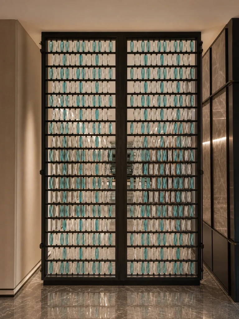 Rectangular Crystal Hanging Panels — Application reference 019