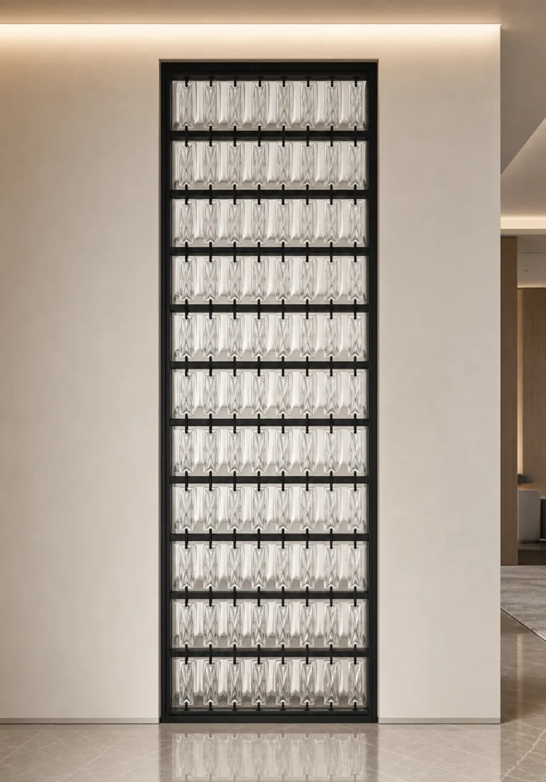 Rectangular Crystal Hanging Panels — Application reference 020