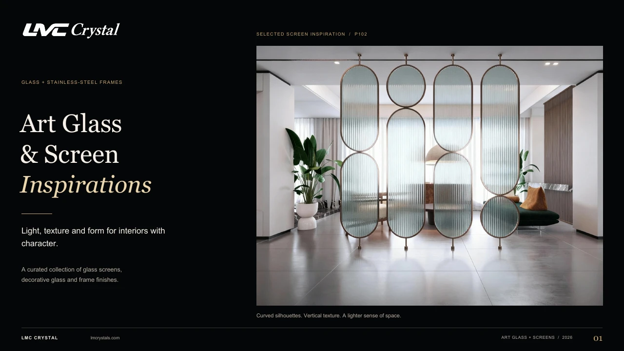Art Glass & Screen Inspirations catalog cover